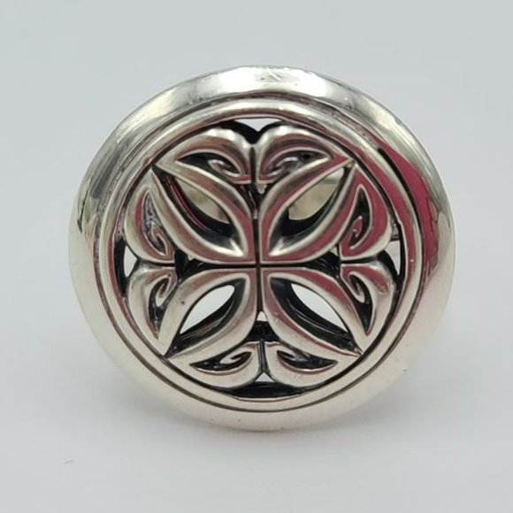 Ann King for QVC Jewelry - 🌺ANN KING QVC Starlette Lace Floral .925 Sterling Silver Designer Ring Size 7🌺